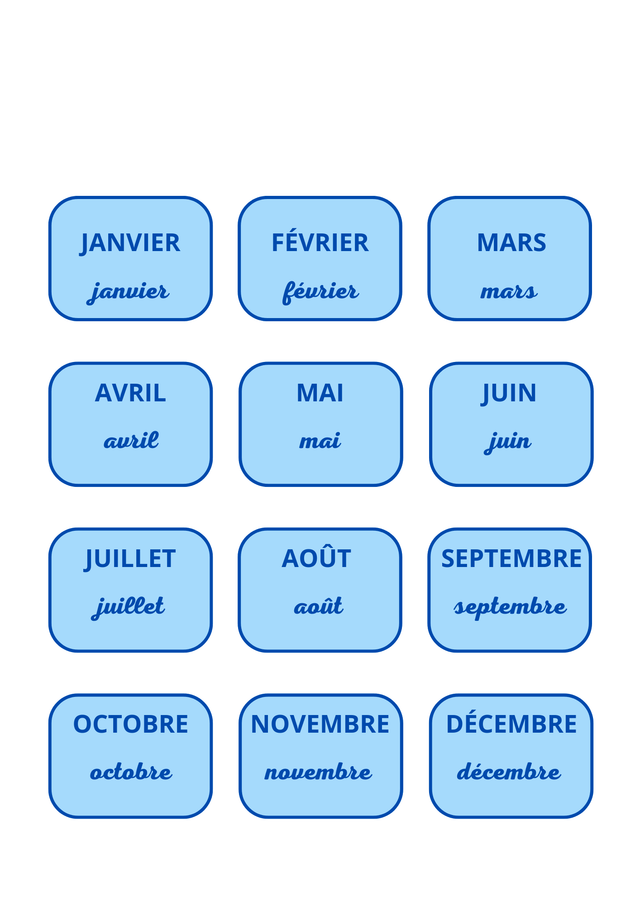 Mon calendrier 