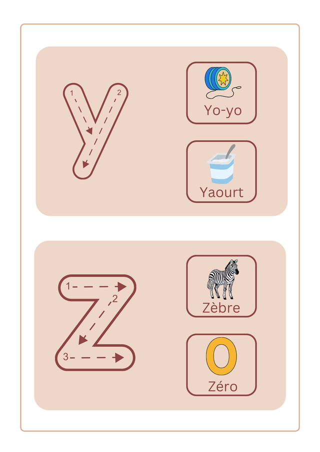 Livret d’alphabet et tracer A4 2 ans et + 