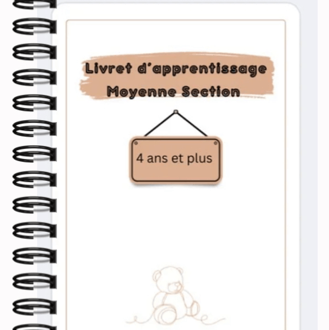 Livret Moyenne section A4 