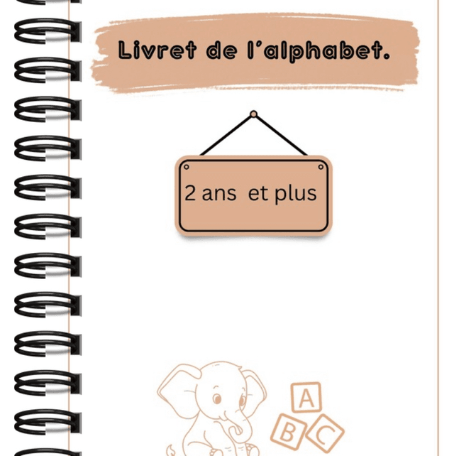 Livret d’alphabet et tracer A4 2 ans et + 