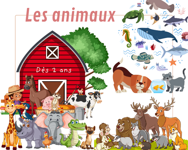 Planche à scratch sur le thème des animaux 