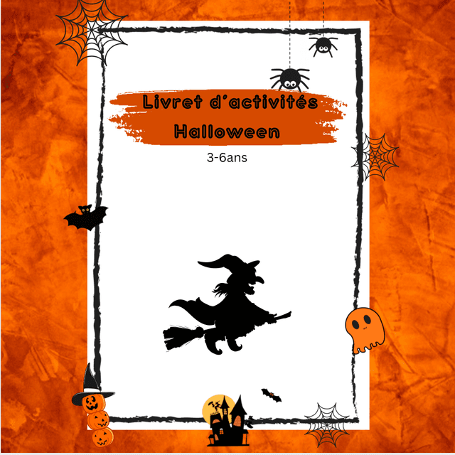 🎃 Livret d’activités spécial Halloween – Précommande exclusive ! 